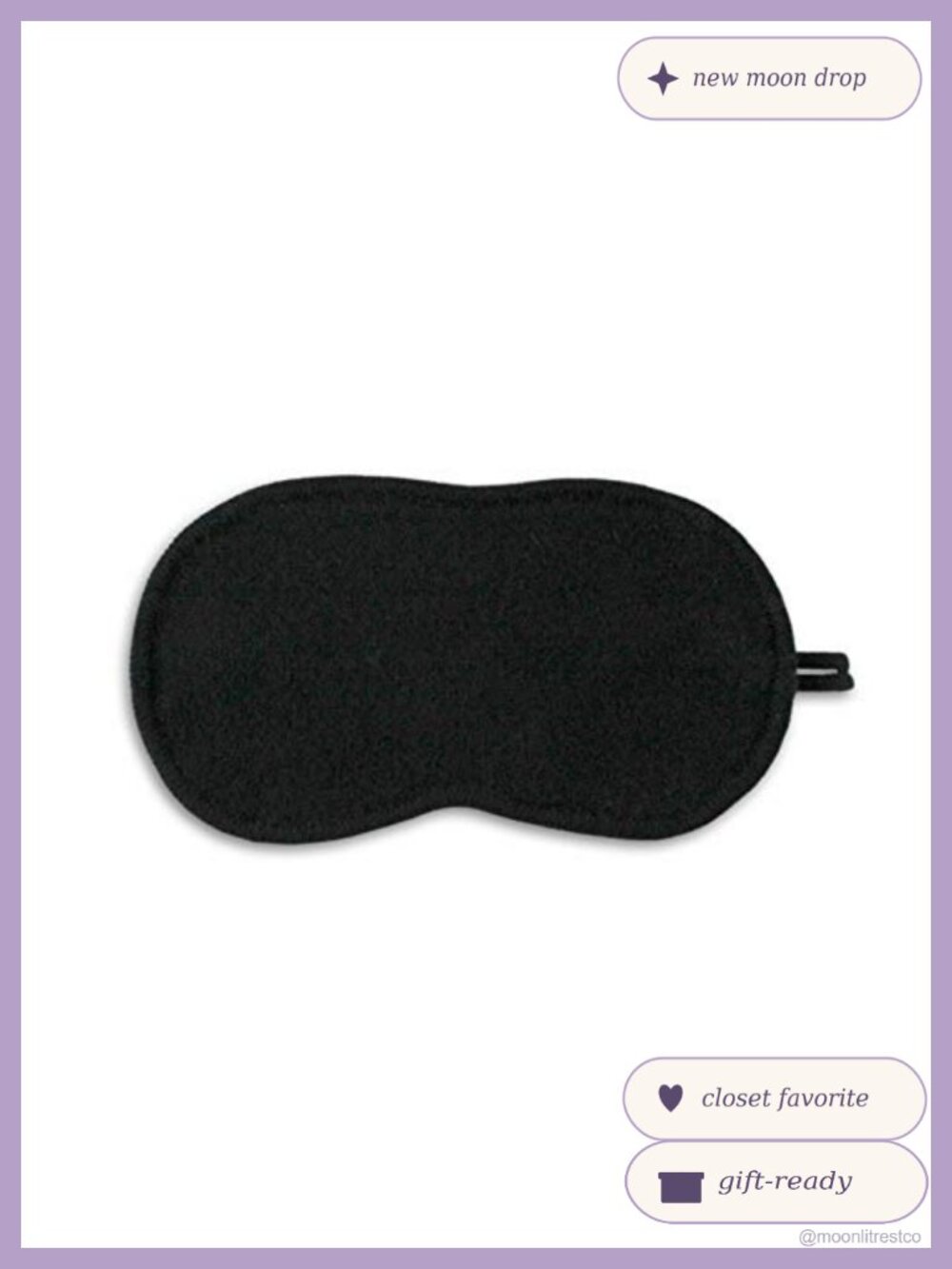 100% Cashmere Eye Mask Lightweight Travel Sleep Mask Gift Box